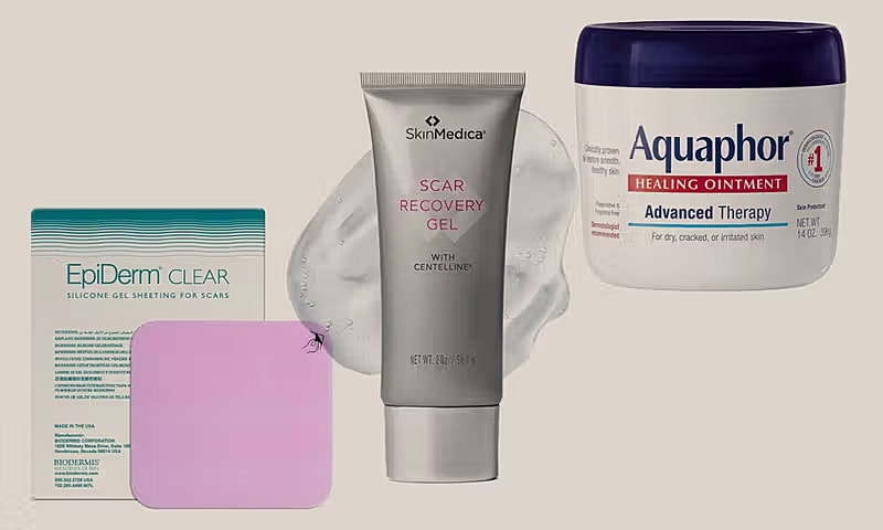Scar treatment and healing ointment products.