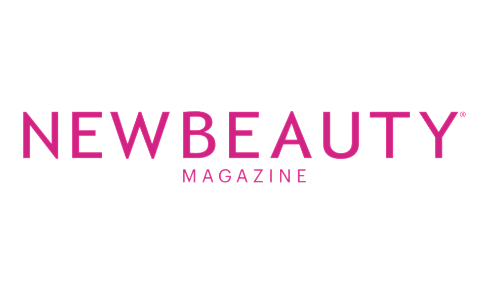 New Beauty Magazine logo in pink and black